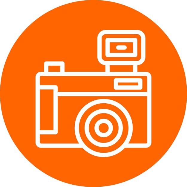 Diseño vectorial Lomografía Estilo del icono