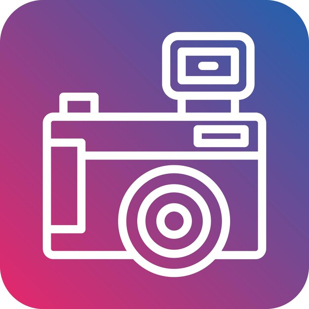 Diseño vectorial Lomografía Estilo del icono