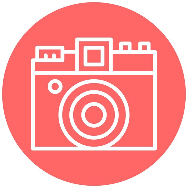 Diseño vectorial Lomografía Estilo del icono