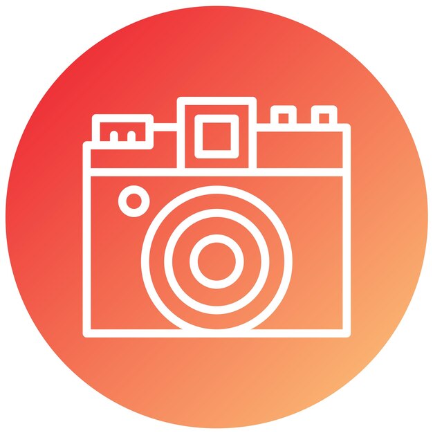 Diseño vectorial Lomografía Estilo del icono