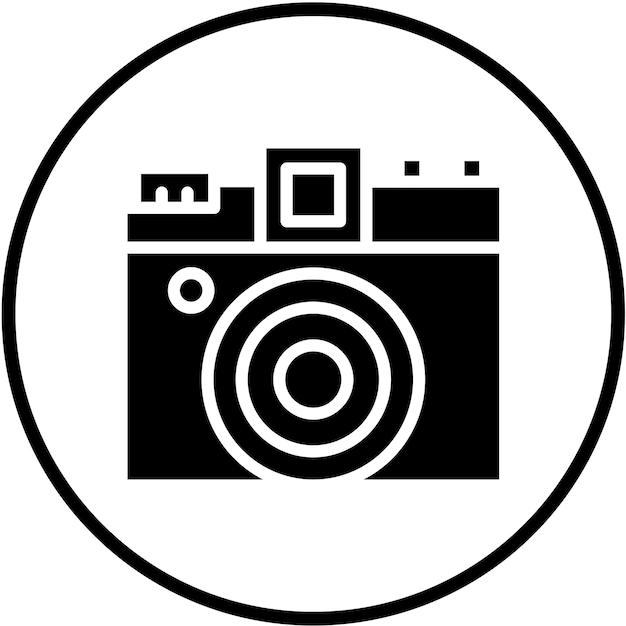 Diseño vectorial Lomografía Estilo del icono