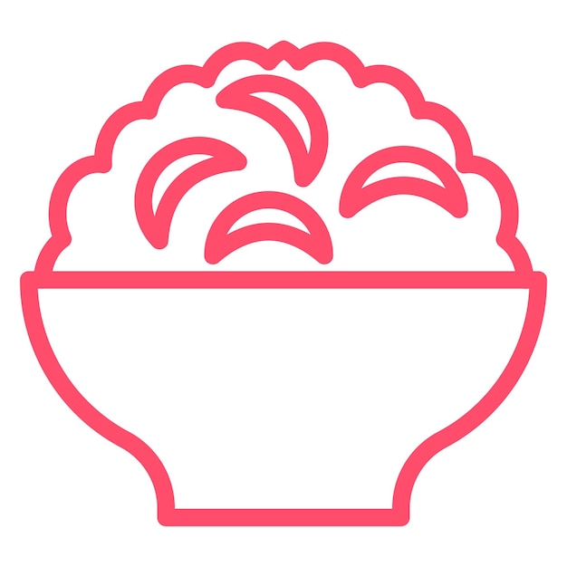 Diseño vectorial Mac N estilo de icono de queso