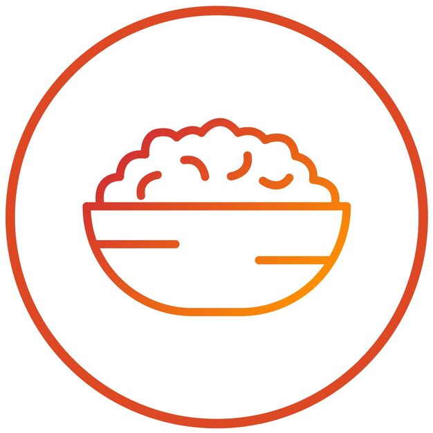 Diseño vectorial Mac N estilo de icono de queso