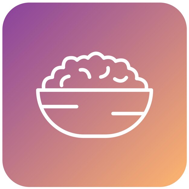 Diseño vectorial Mac N estilo de icono de queso
