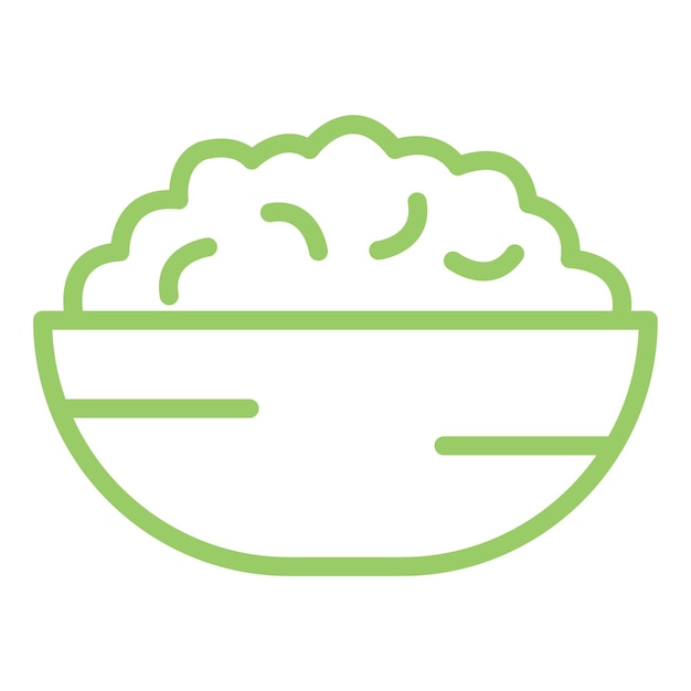 Diseño vectorial Mac N estilo de icono de queso