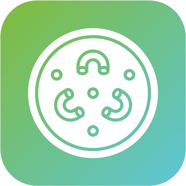 Diseño vectorial Mac N estilo de icono de queso