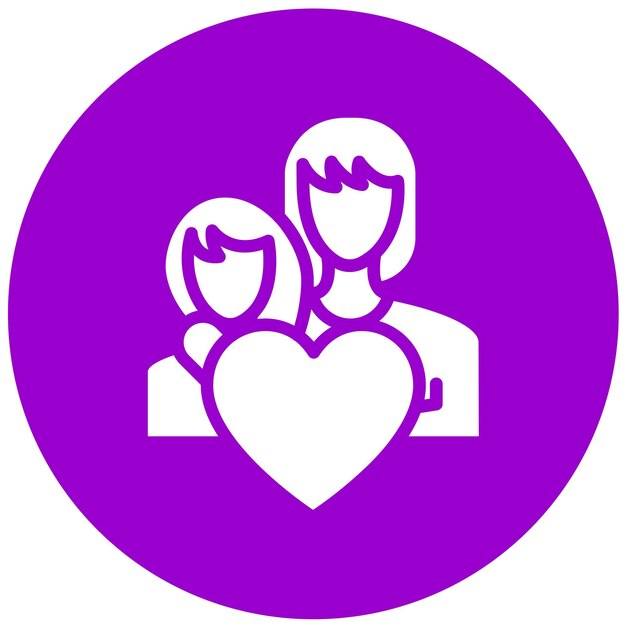 Diseño vectorial de las madres delician el estilo del icono