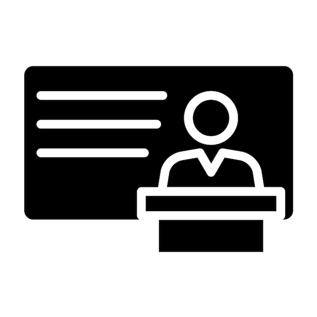 Diseño vectorial Maestro Apreciación Estilo del icono