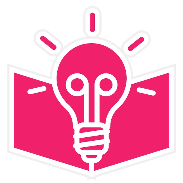 Diseño vectorial Maestro Conocimiento Estilo del icono