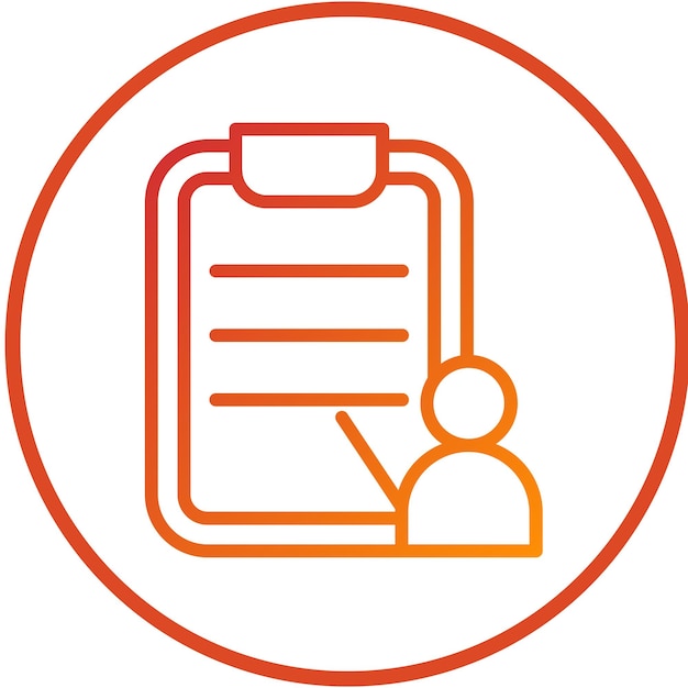Diseño vectorial Maestro de retroalimentación Estilo del icono