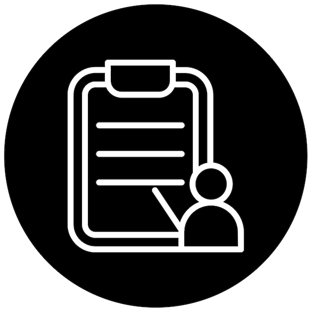 Diseño vectorial Maestro de retroalimentación Estilo del icono