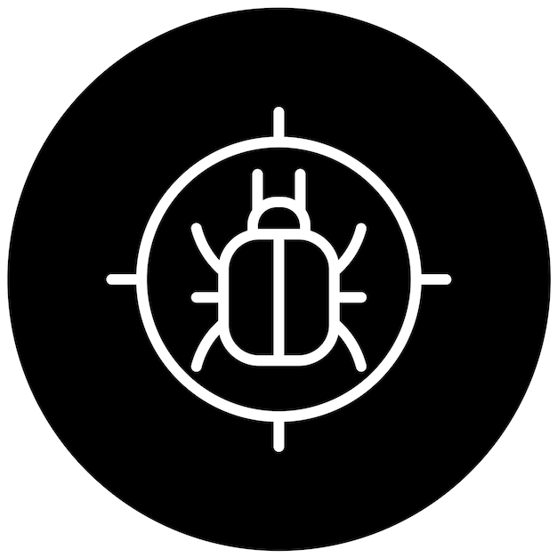 Diseño vectorial MalwareBlock Estilo del icono