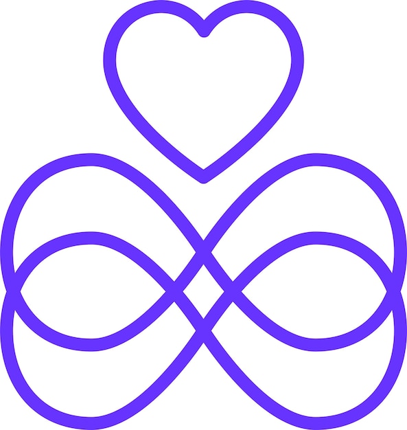 Diseño vectorial de las mamás estilo icono de amor eterno