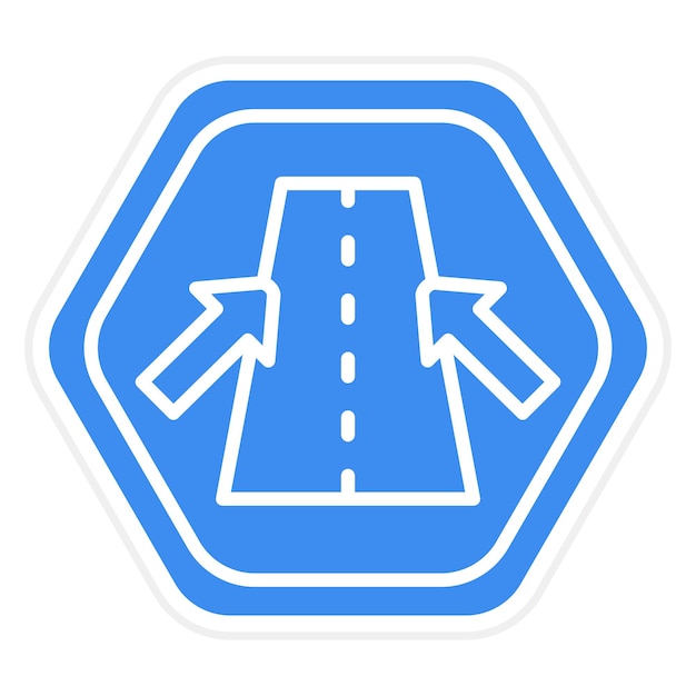 Diseño vectorial Mantenga en el estilo del icono de carril
