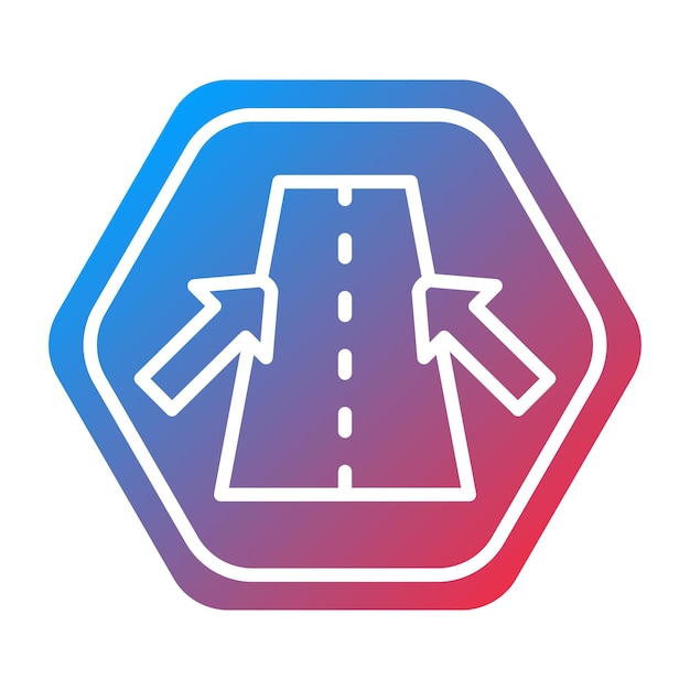 Diseño vectorial Mantenga en el estilo del icono de carril