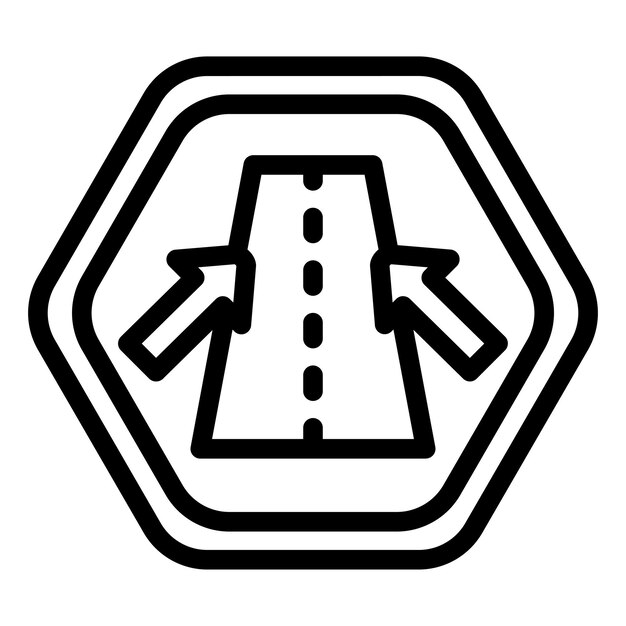 Diseño vectorial Mantenga en el estilo del icono de carril