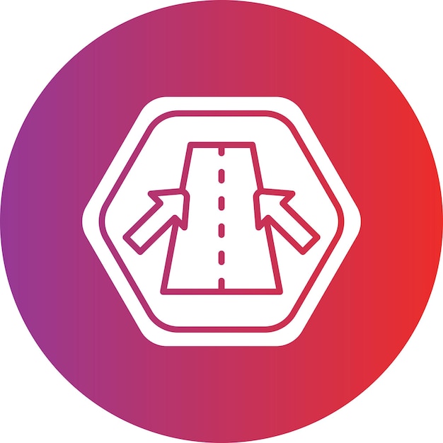 Diseño vectorial Mantenga en el estilo del icono de carril