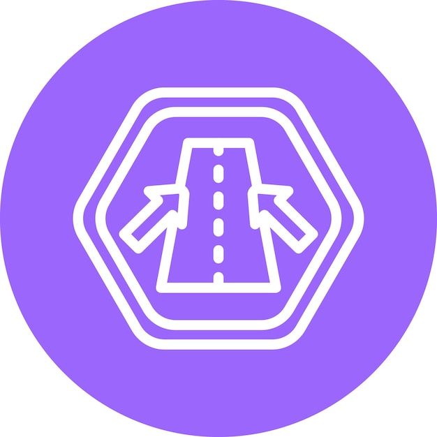 Diseño vectorial Mantenga en el estilo del icono de carril