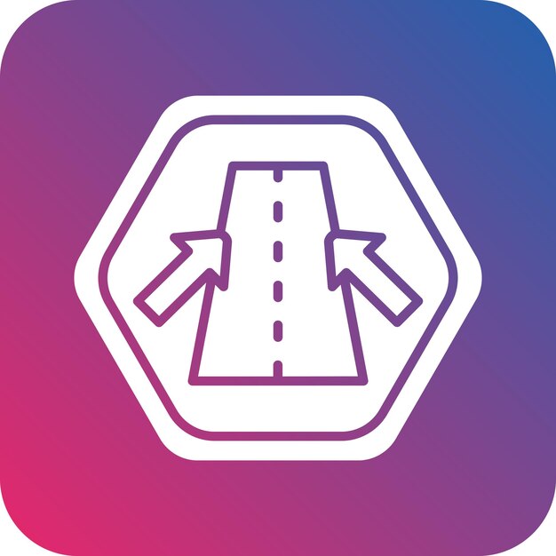 Diseño vectorial Mantenga en el estilo del icono de carril