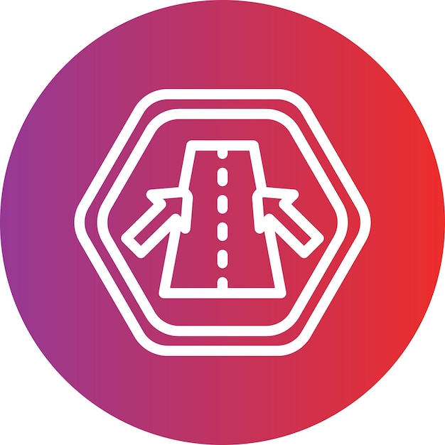 Diseño vectorial Mantenga en el estilo del icono de carril