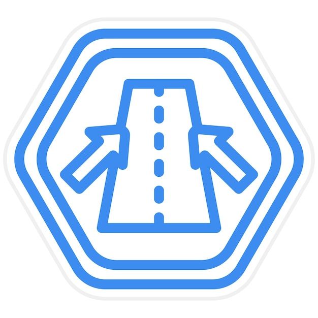 Diseño vectorial Mantenga en el estilo del icono de carril