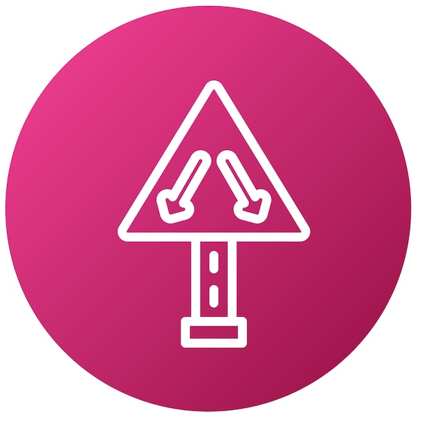 Diseño vectorial Mantenga en el estilo del icono de carril