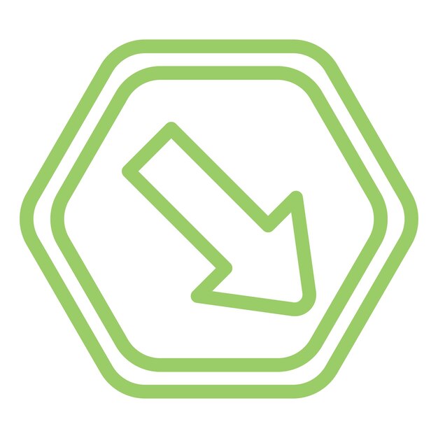 Diseño vectorial Mantenga el estilo del icono a la derecha