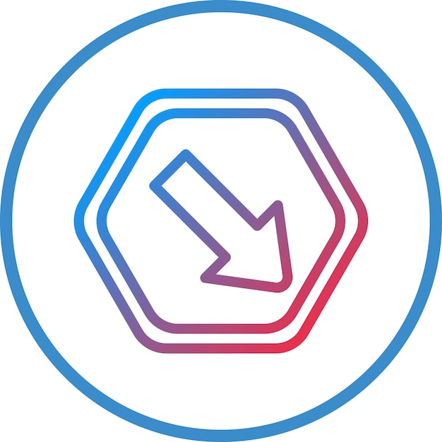 Diseño vectorial Mantenga el estilo del icono a la derecha