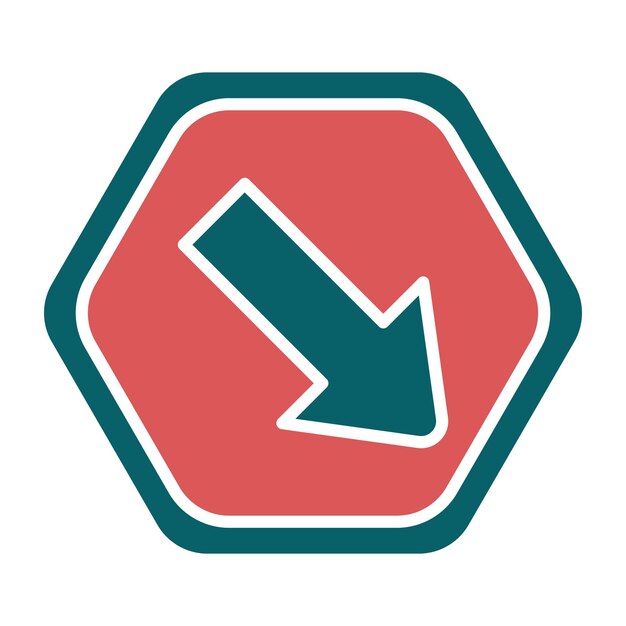 Diseño vectorial Mantenga el estilo del icono a la derecha