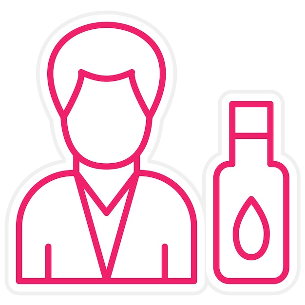 Diseño vectorial Mantenga el estilo del icono hidratado