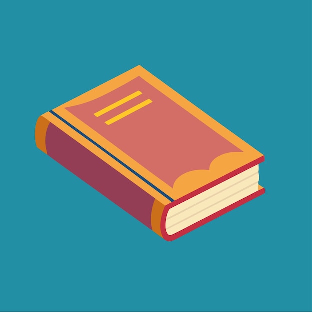 diseño vectorial de maqueta de libro