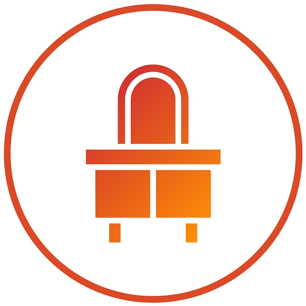 Diseño vectorial de maquillaje Estilo de icono de vanidad
