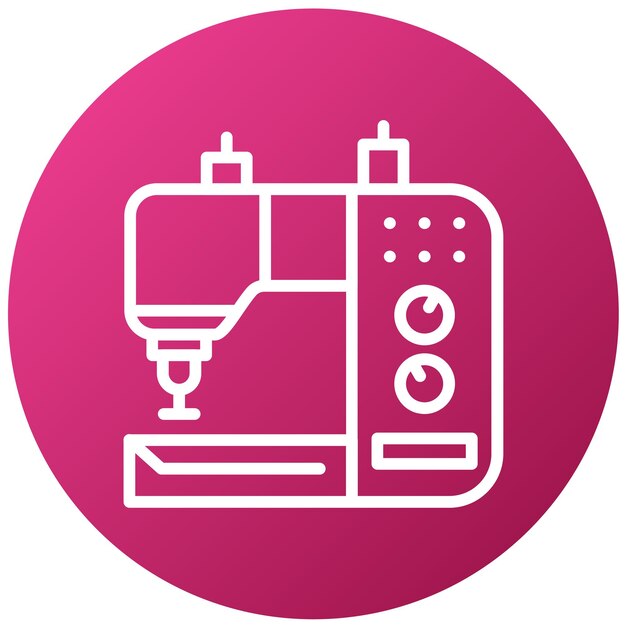 Diseño vectorial Máquina de bloqueo Icon Estilo