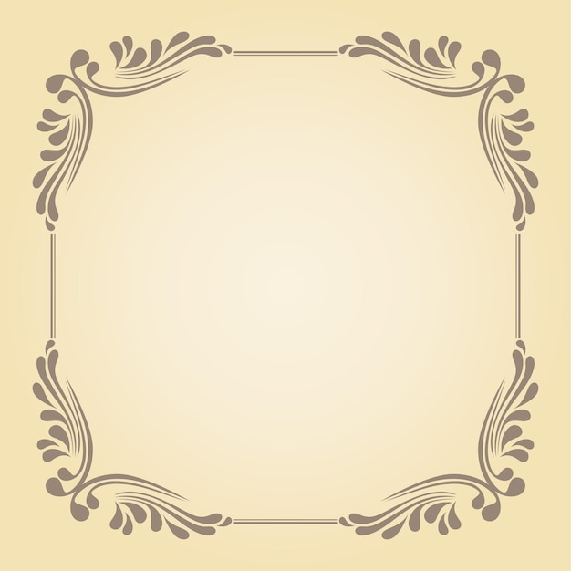 El diseño vectorial del marco giratorio elegante de la época 3