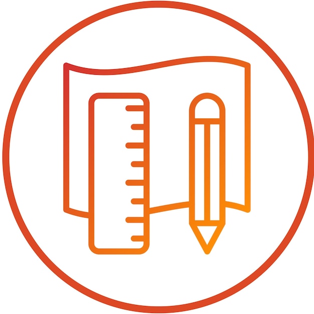 Diseño vectorial Materiales de bricolaje Estilo de icono