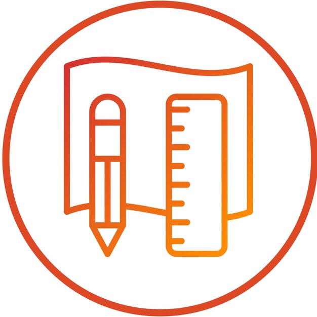 Diseño vectorial Materiales de bricolaje Estilo de icono