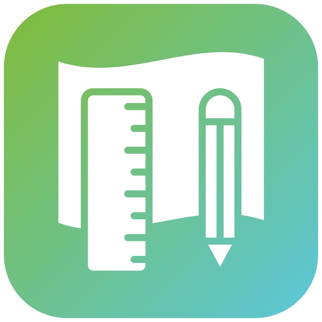 Diseño vectorial Materiales de bricolaje Estilo de icono