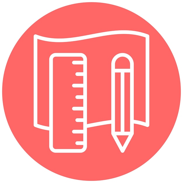 Diseño vectorial Materiales de bricolaje Estilo de icono