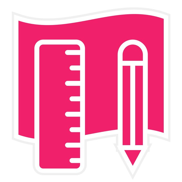 Diseño vectorial Materiales de bricolaje Estilo de icono