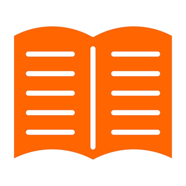 Diseño vectorial Materiales de estudio Estilo de icono