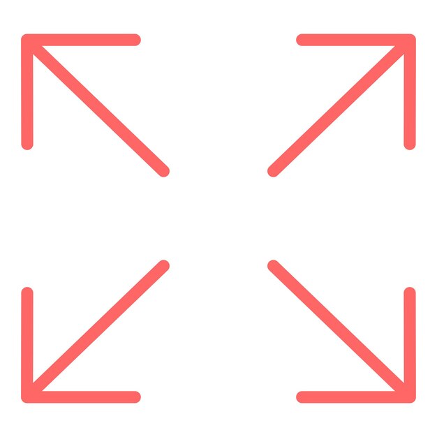 Diseño vectorial Maximizar el estilo del icono