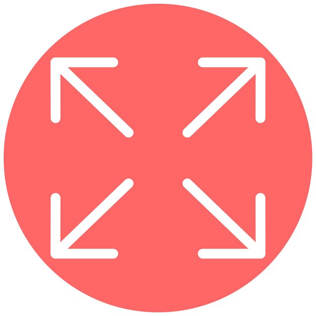 Diseño vectorial Maximizar el estilo del icono