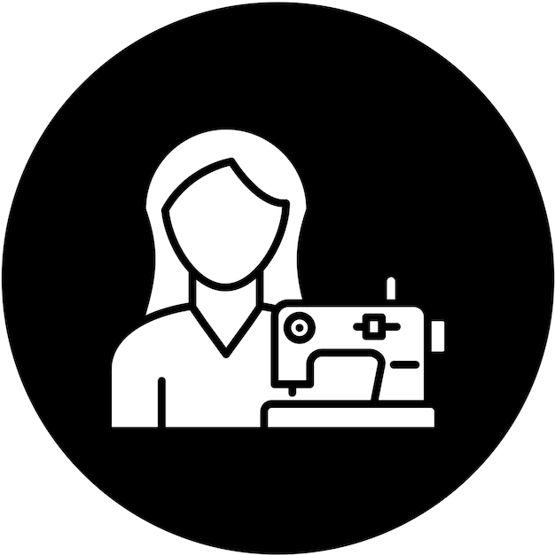 Diseño vectorial a medida para mujeres Estilo de icono