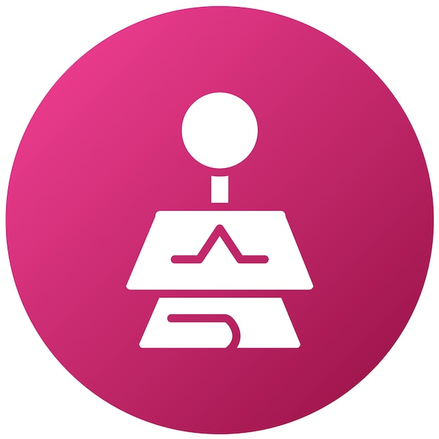 Diseño vectorial Meditación Entrenamiento Estilo de icono