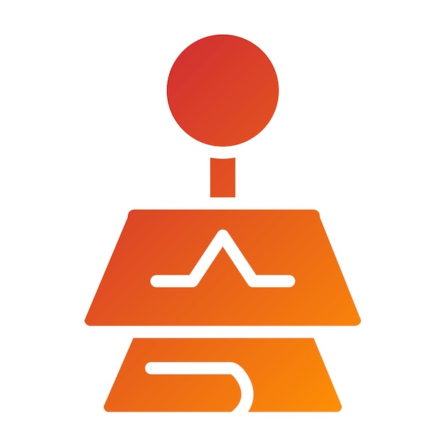 Diseño vectorial Meditación Entrenamiento Estilo de icono