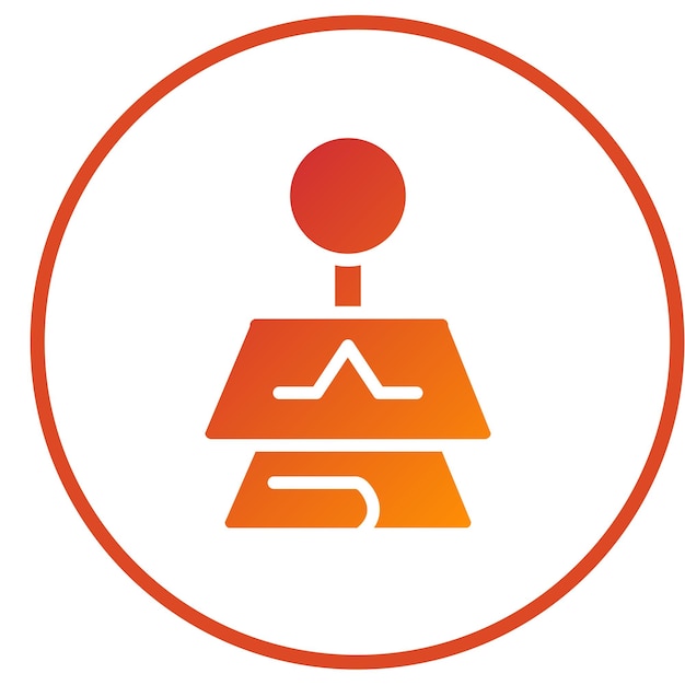 Diseño vectorial Meditación Entrenamiento Estilo de icono