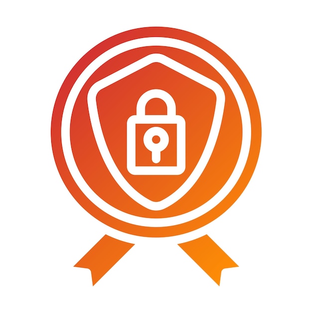 Diseño vectorial de las mejores prácticas cibernéticas Estilo de icono