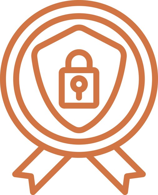 Diseño vectorial de las mejores prácticas cibernéticas Estilo de icono
