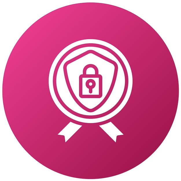 Diseño vectorial de las mejores prácticas cibernéticas Estilo de icono