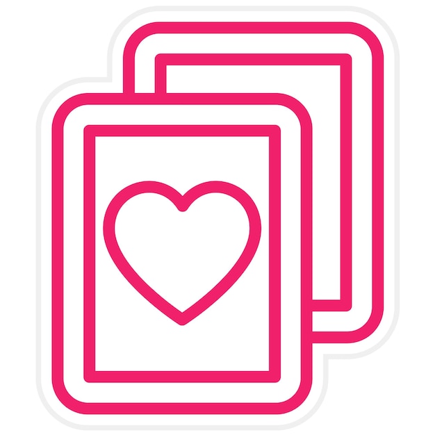 Diseño vectorial Memorias queridas Estilo de icono